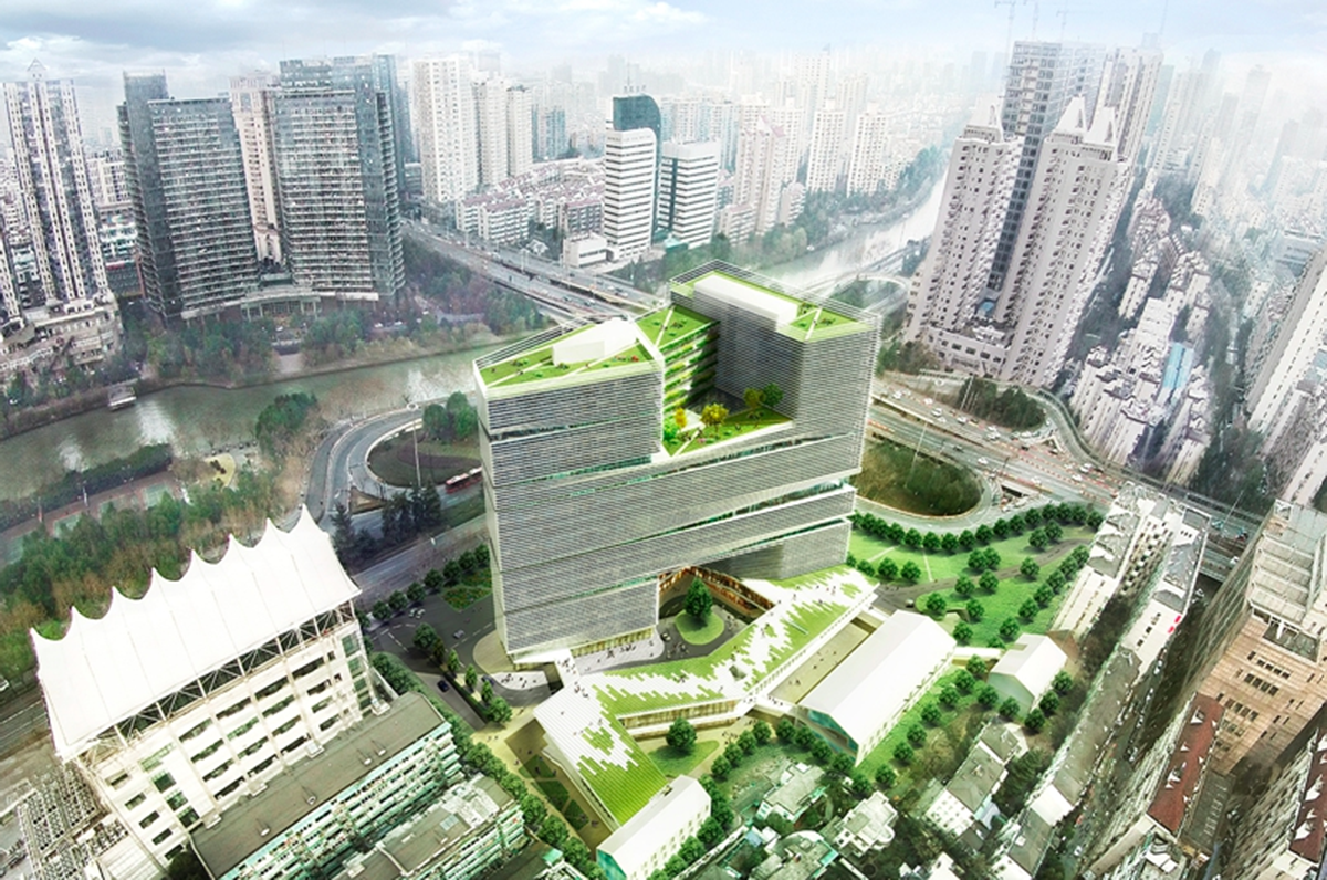 Zhejiang Printing Group Headquarters Building’s construction begins in 2015 designed by LYCS