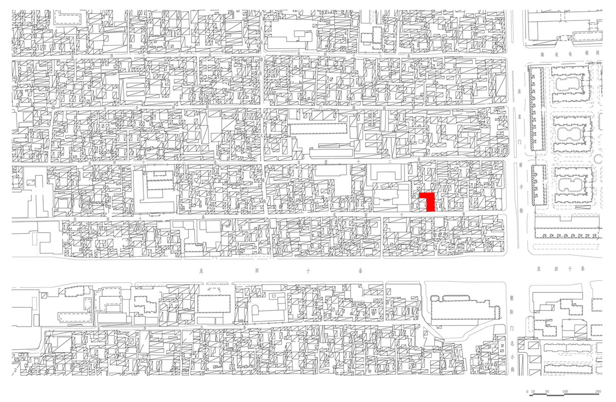 Tea House in Hutong is a new multi-functional space injected within old city