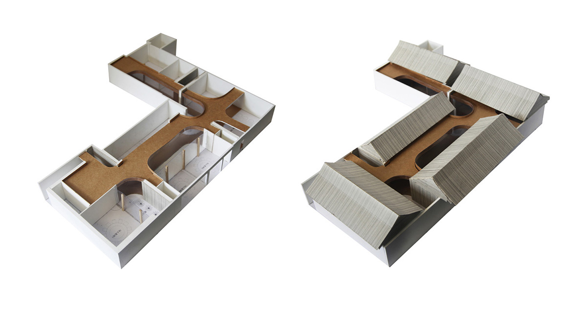 Tea House in Hutong is a new multi-functional space injected within old city