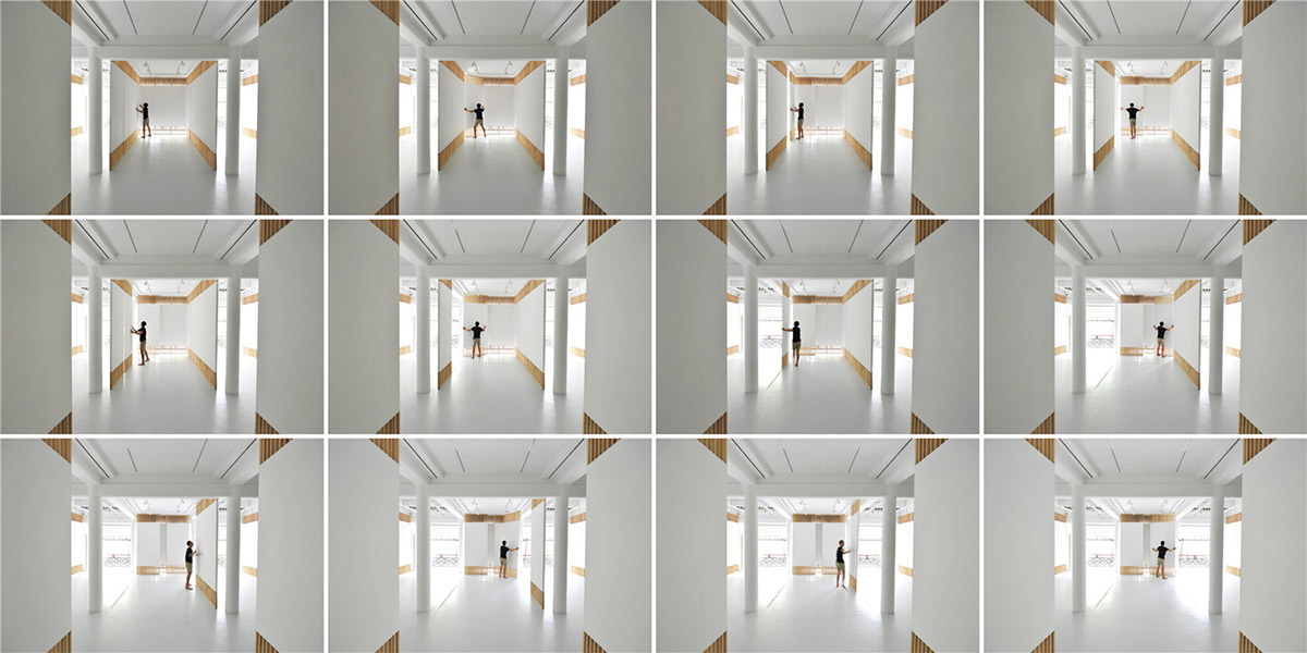 Arch Studio’s Folding screen is a precious traditional fine art that maximizes the interior space