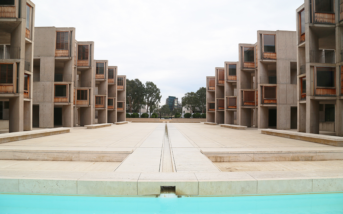 Salk, The Salk Institute by Louis Kahn: La Jolla CA