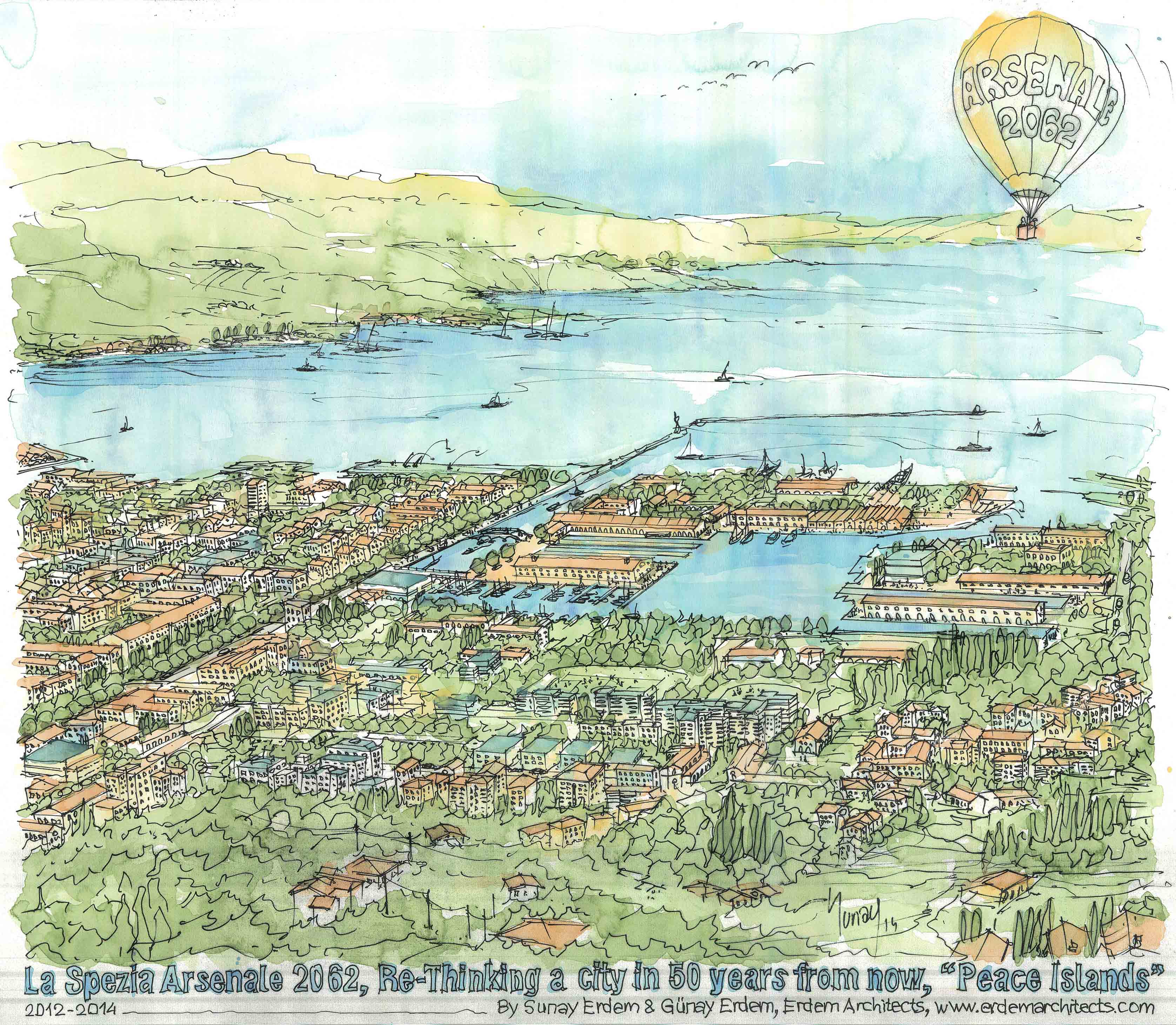 Erdem Architects Gets First Prize in La Spezia Arsenale 2062 Competition