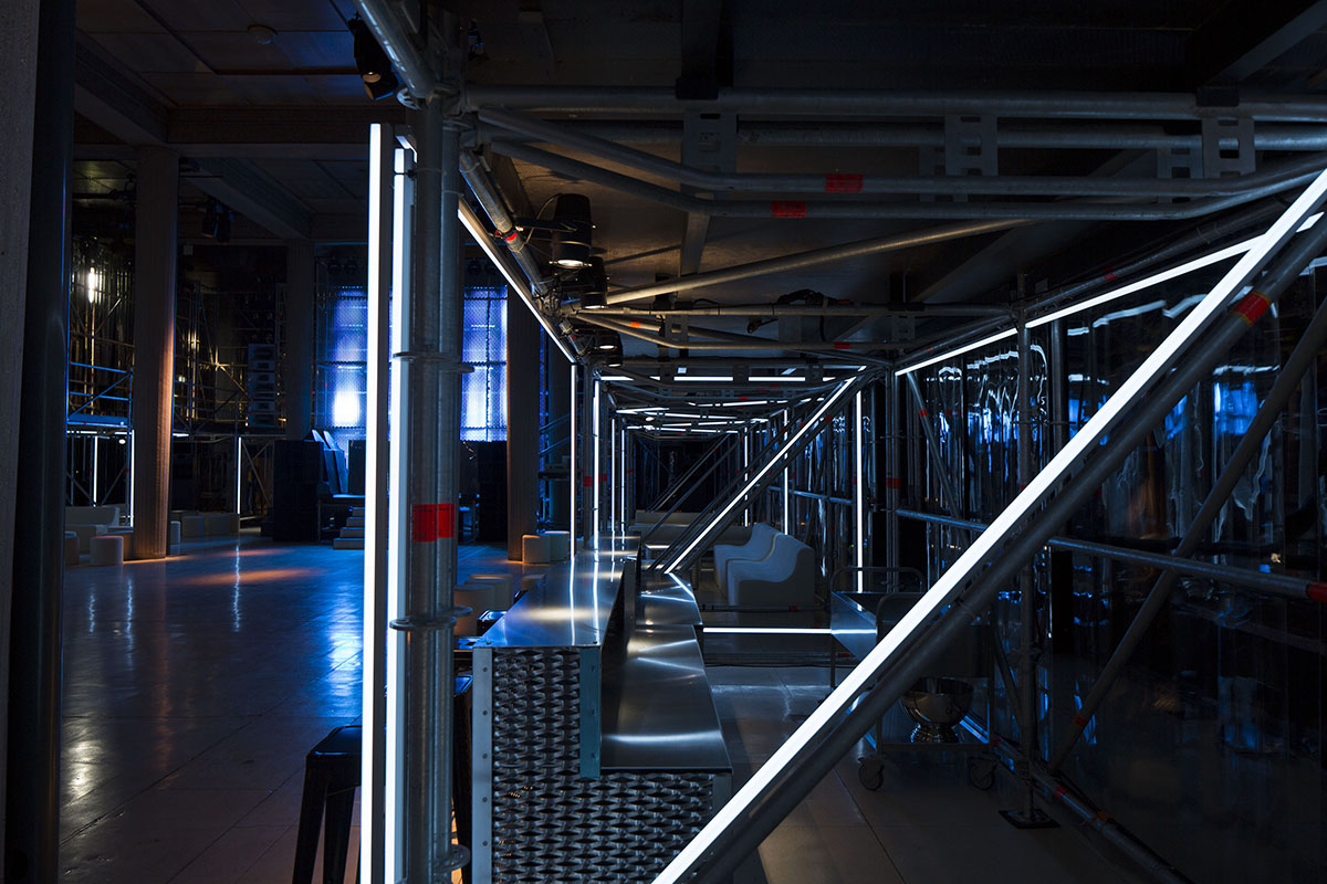 The Miu Miu Club, designed by AMO, takes over the CESE government offices in Paris for one night