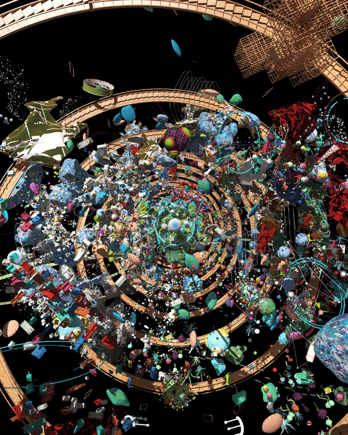 ’’Paradise of paradises’’ is a new set that redefines a post-scarcity&post-singular society