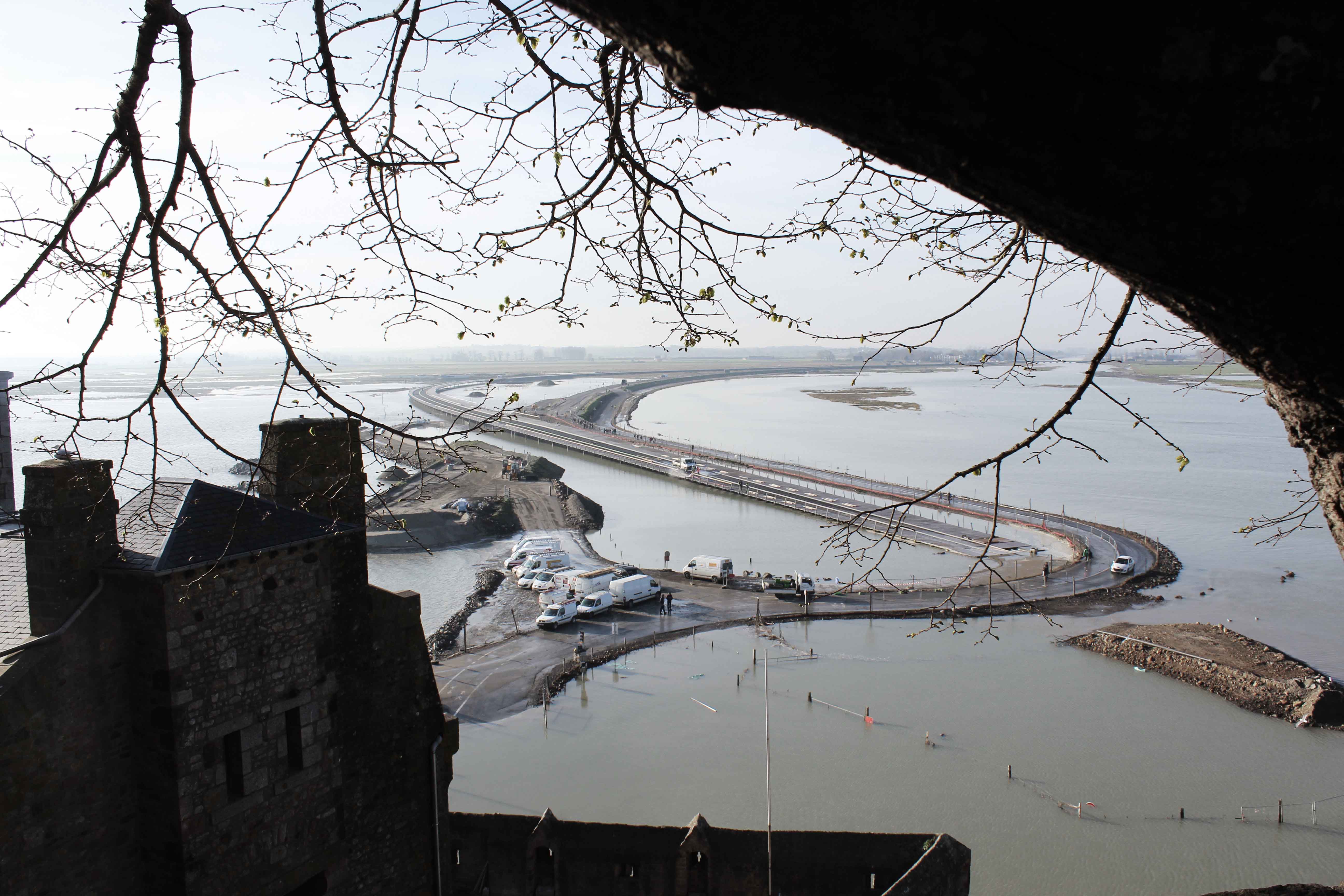 Opening of the jetty to Mont-Saint-Michel by Dietmar Feichtinger Architectes