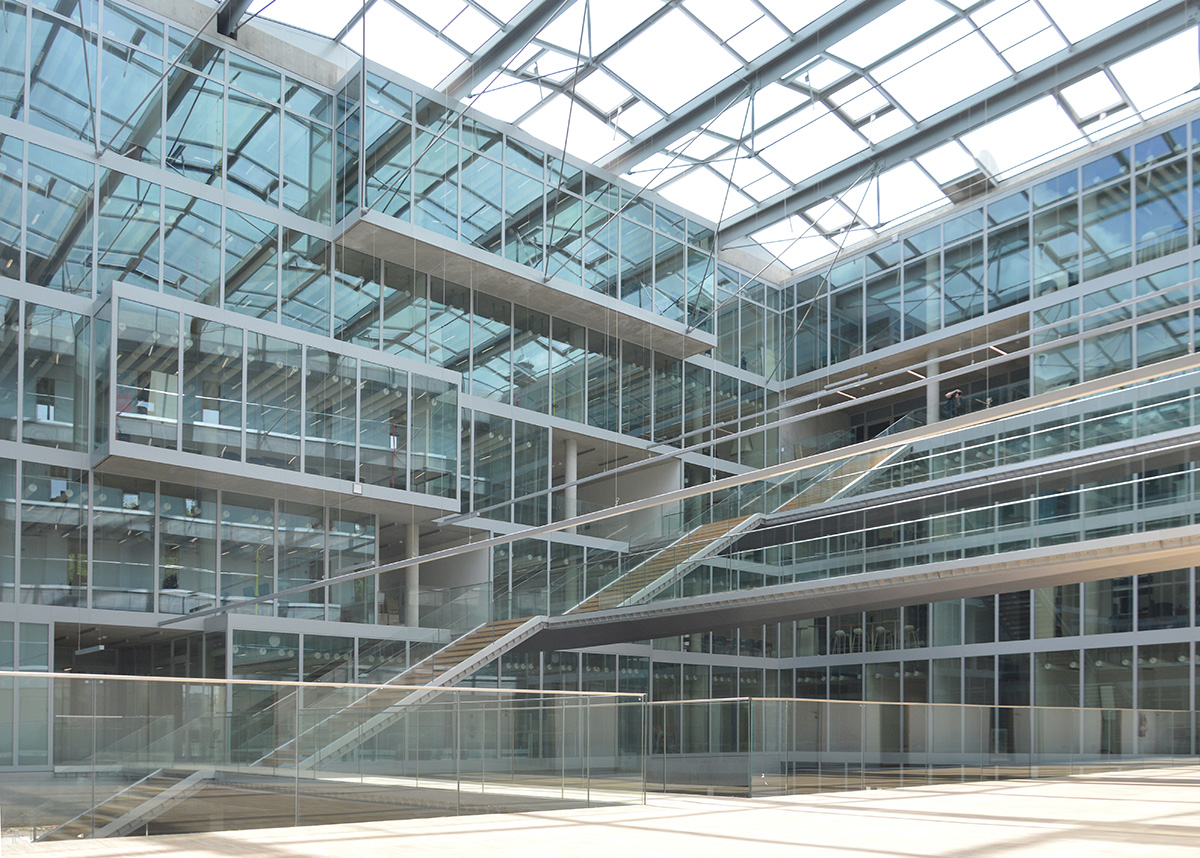 Dietmar Feichtinger Architects completed Headquarter Lille Métropole Habitat in Tourcoing, France