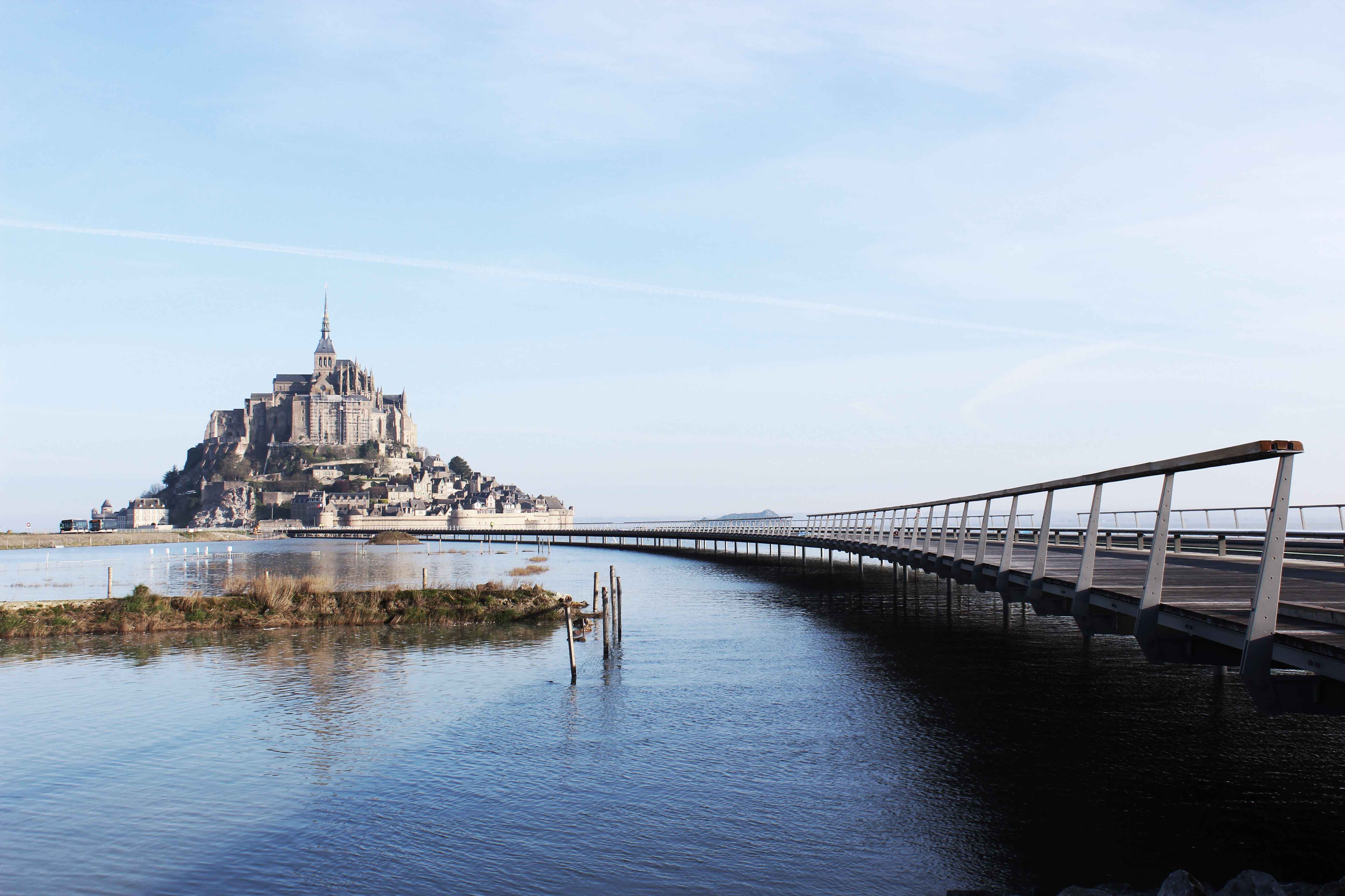 Opening of the jetty to Mont-Saint-Michel by Dietmar Feichtinger Architectes