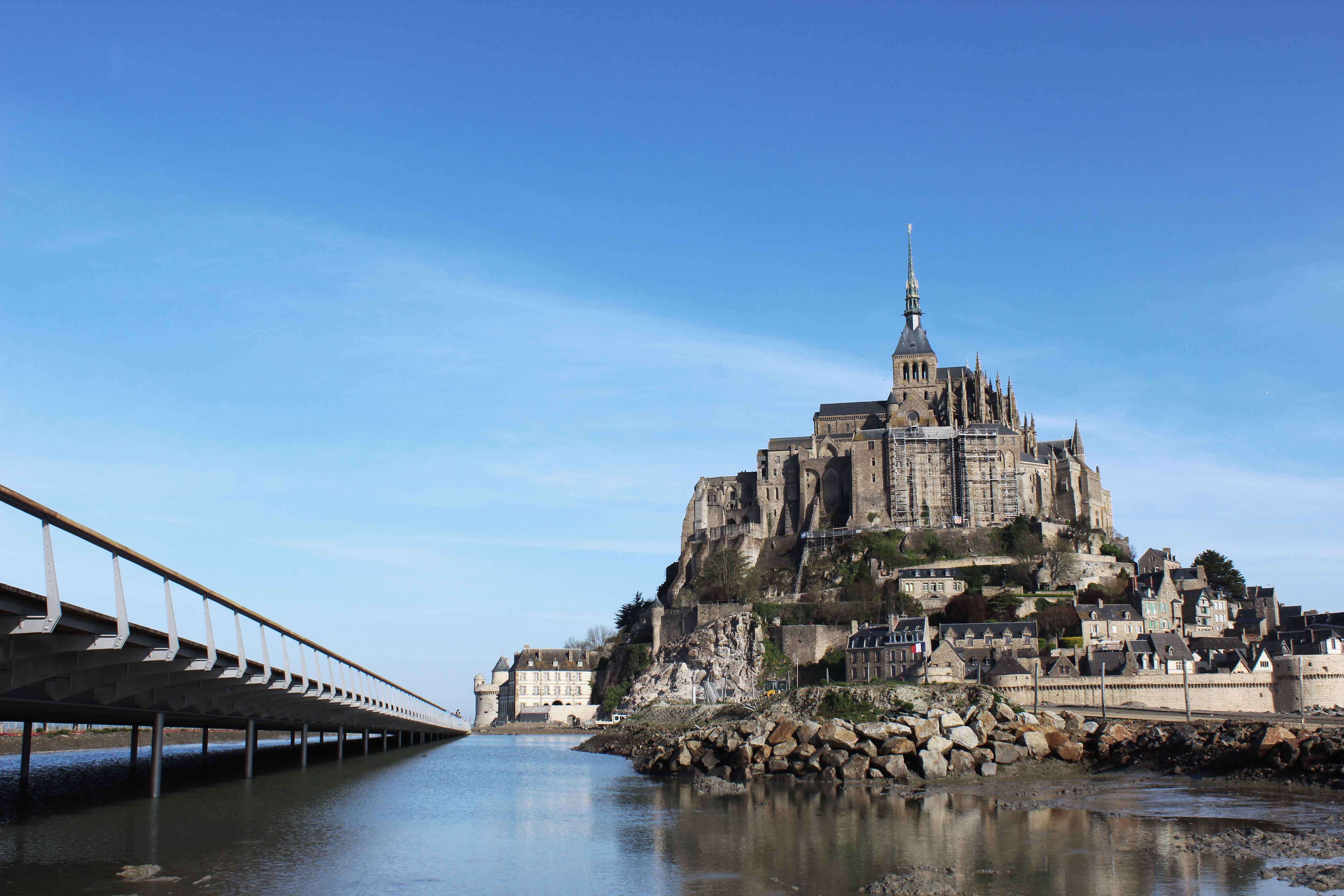 Opening of the jetty to Mont-Saint-Michel by Dietmar Feichtinger Architectes