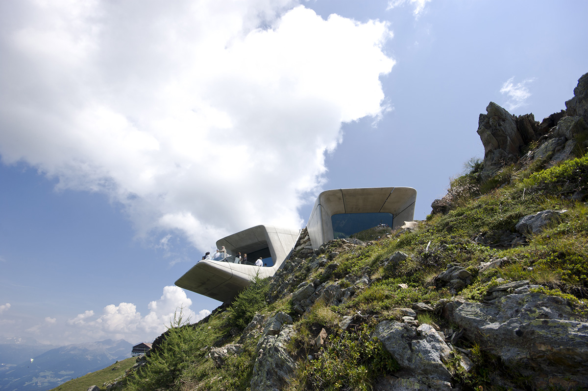 Zaha Hadid embeds Messner Mountain Museum in the summit of Alps