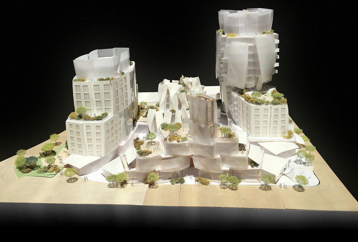Frank Gehry unveiled 8150 Sunset Boulevard