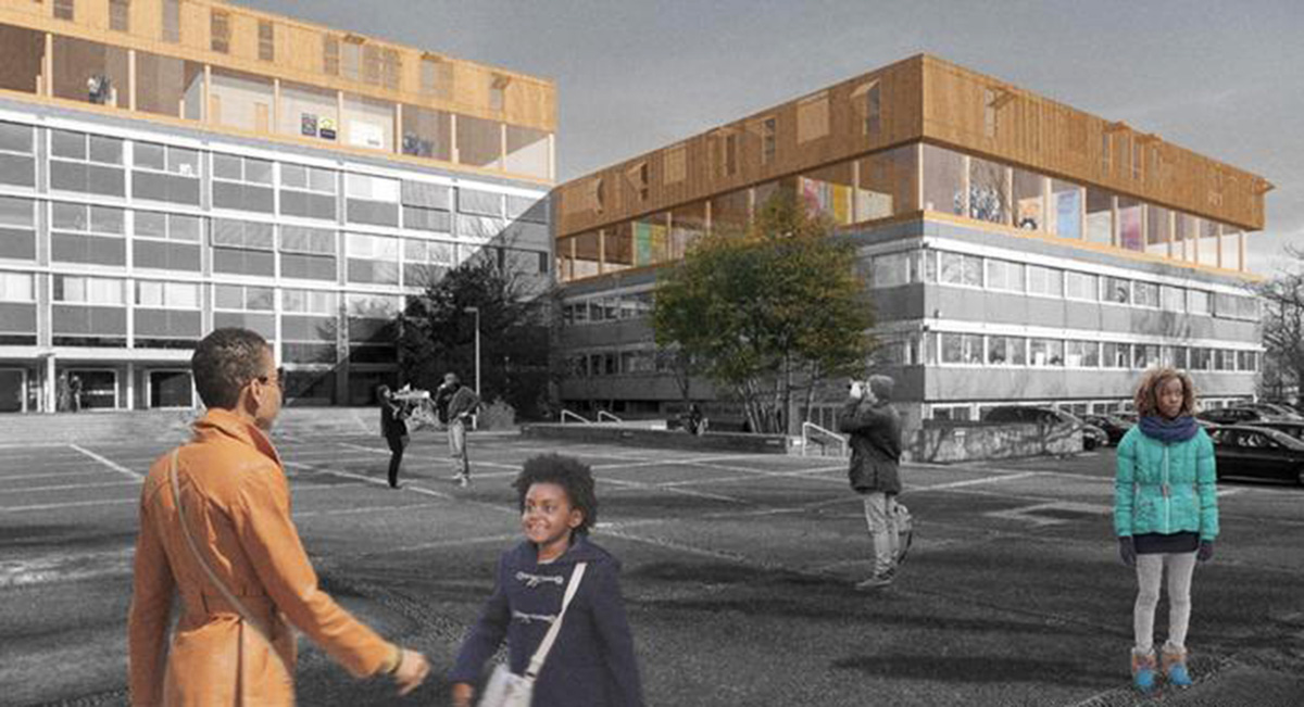 German students designed residences for refugees