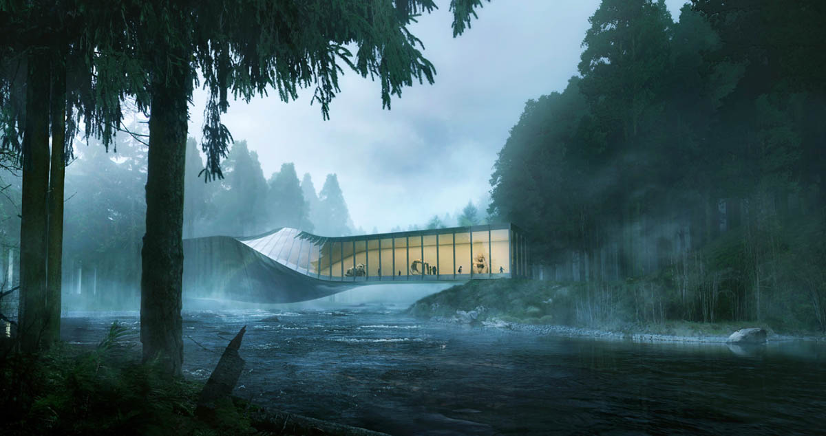 BIG proposes new Kistefos Museum that acts as a second bridge in the ...