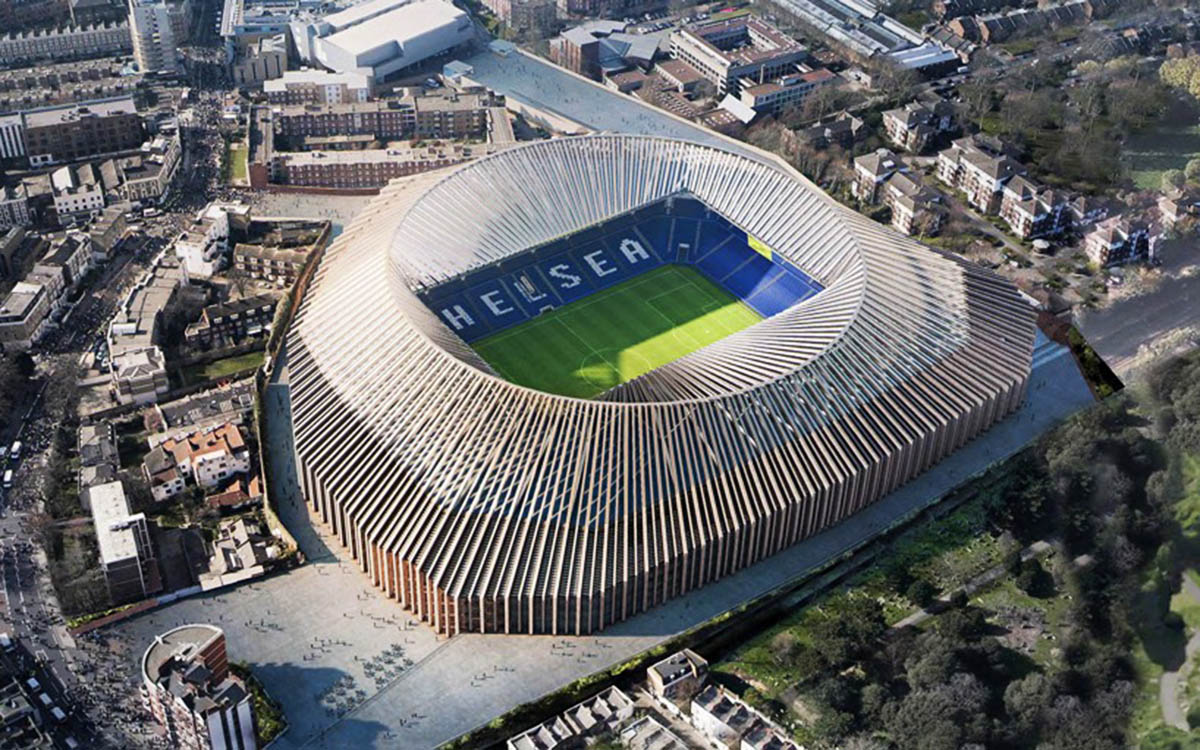 Herzog & de Meuron releases updated images of New Chelsea Stadium in London