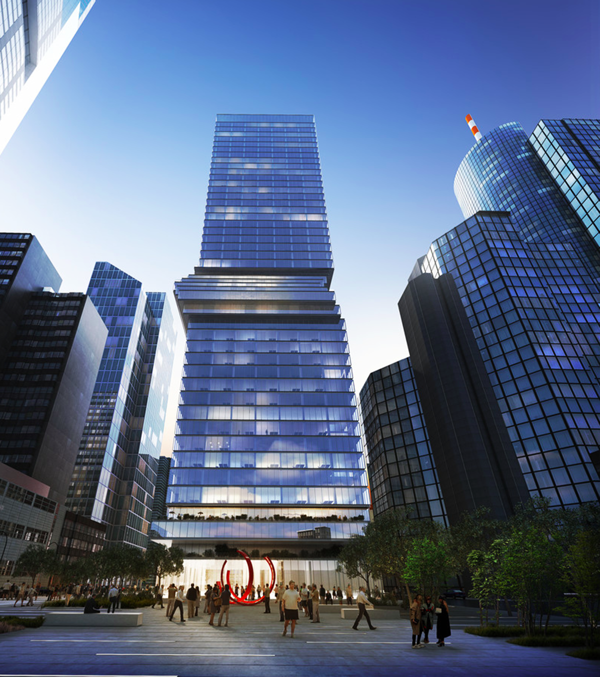 BIG proposes a new high-rise for Frankfurt city center