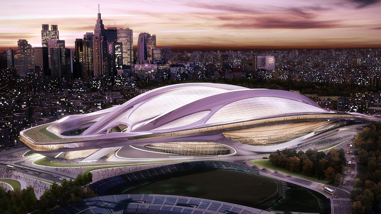 Tokyo split over Zaha Hadid&rsquo;s &lsquo;gigantic white elephant&rsquo; Olympic stadium