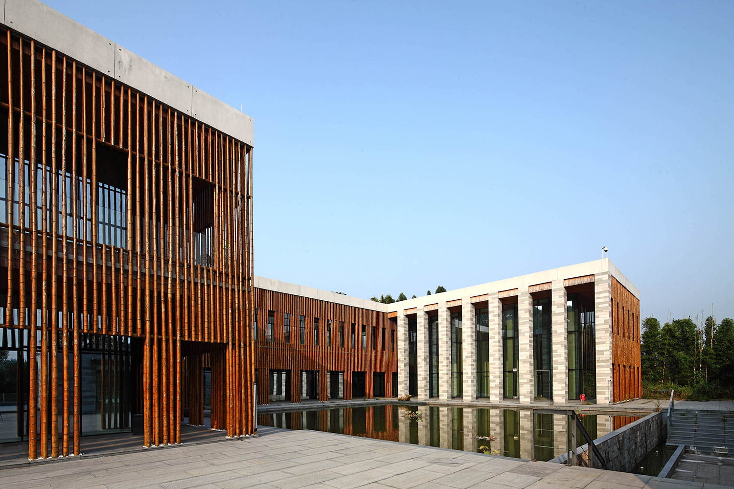 Luofu Shan Shui Museum shows the best use of materiality in its outer skin