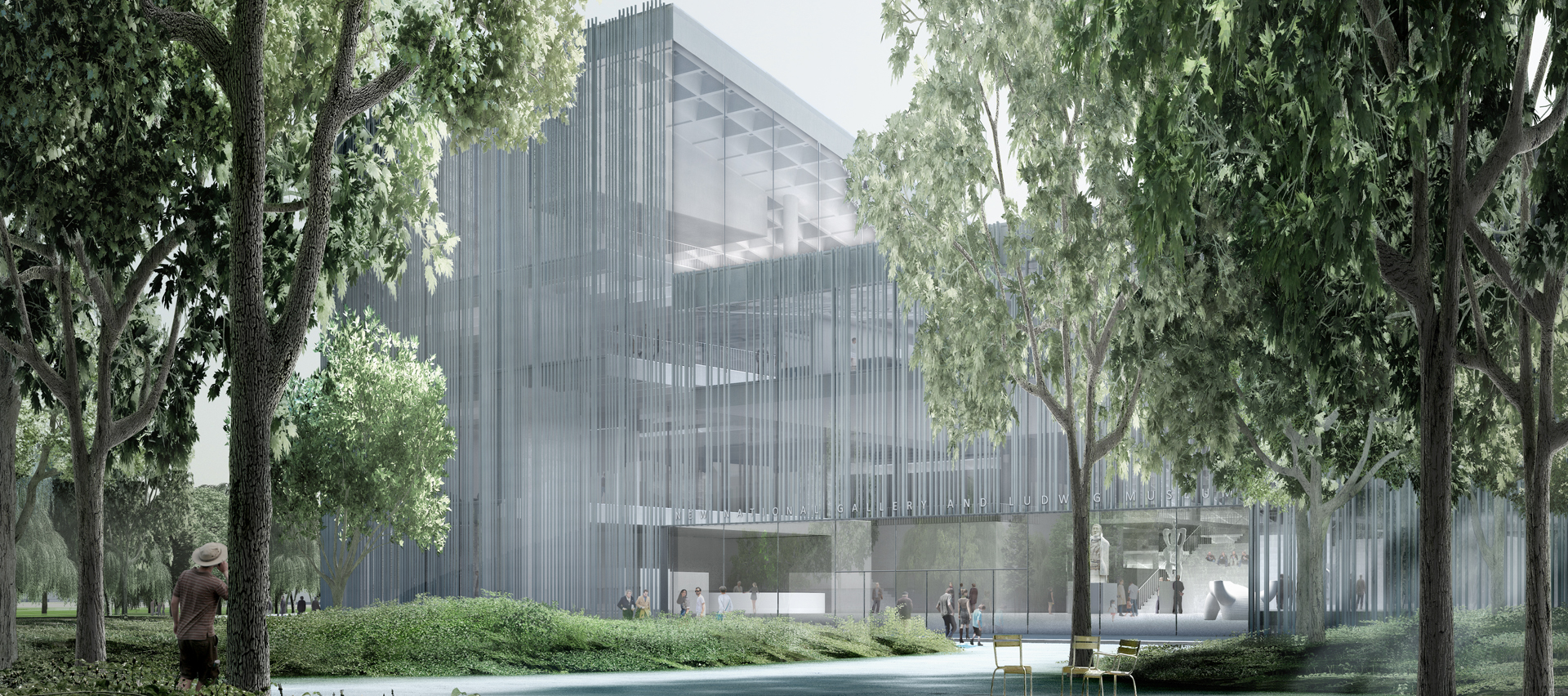 Henning Larsen Architects revealed its proposal for The New National Gallery&Ludwig Museum