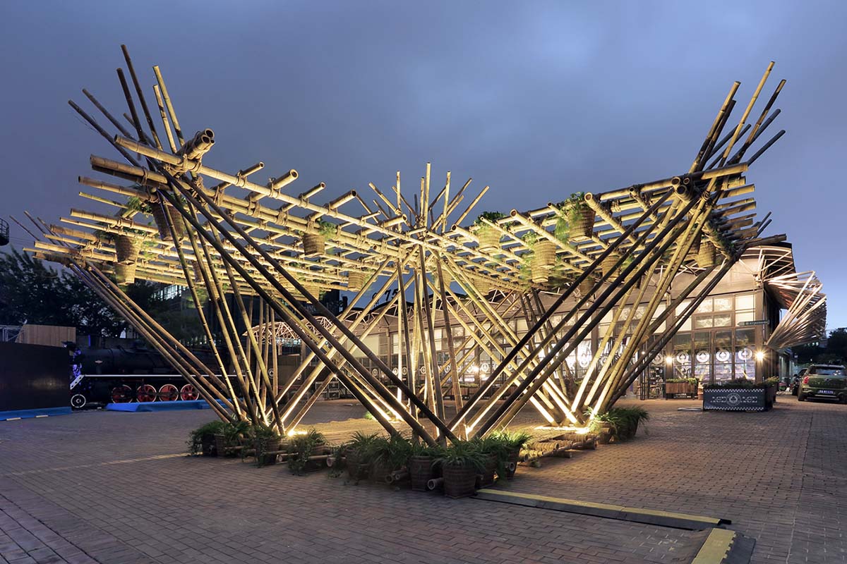 Penda revealed new ecological-Bamboo city vision rethinking the process and sustainable materials