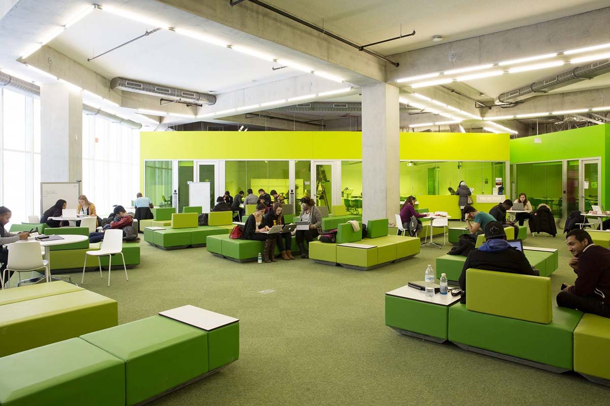 Sn&oslash;hetta&rsquo;s crystallized-sculptural building is a new gathering space for students in Toronto