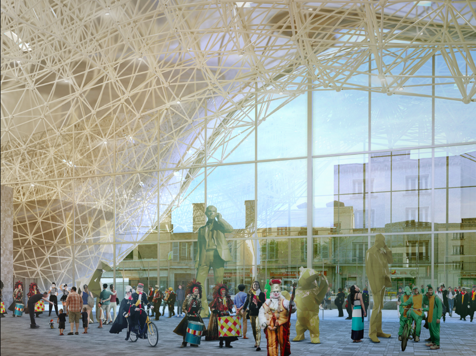 Market and Civic Offices by MVRDV adumbrates &rsquo;&rsquo;nude structure&rsquo;&rsquo;