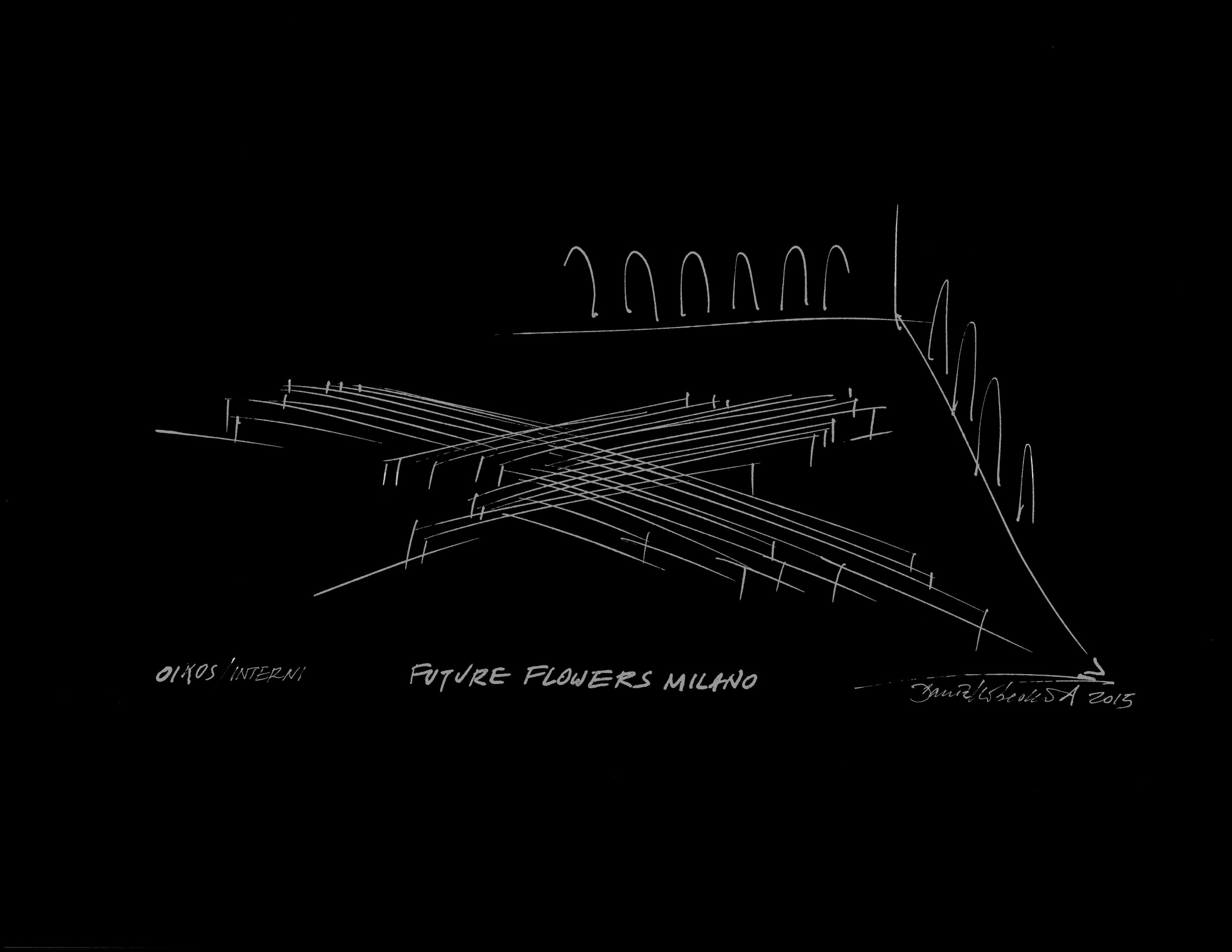 Daniel Libeskind’s ’’Future Flowers’’ at the 2015 Salone del Mobile