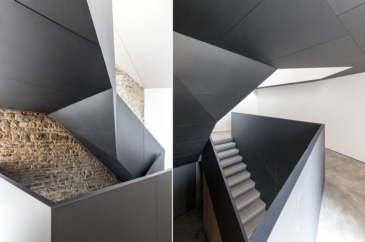 The Torre del Borgo emphasized the historical context of Bergamo by using copper-clad extension