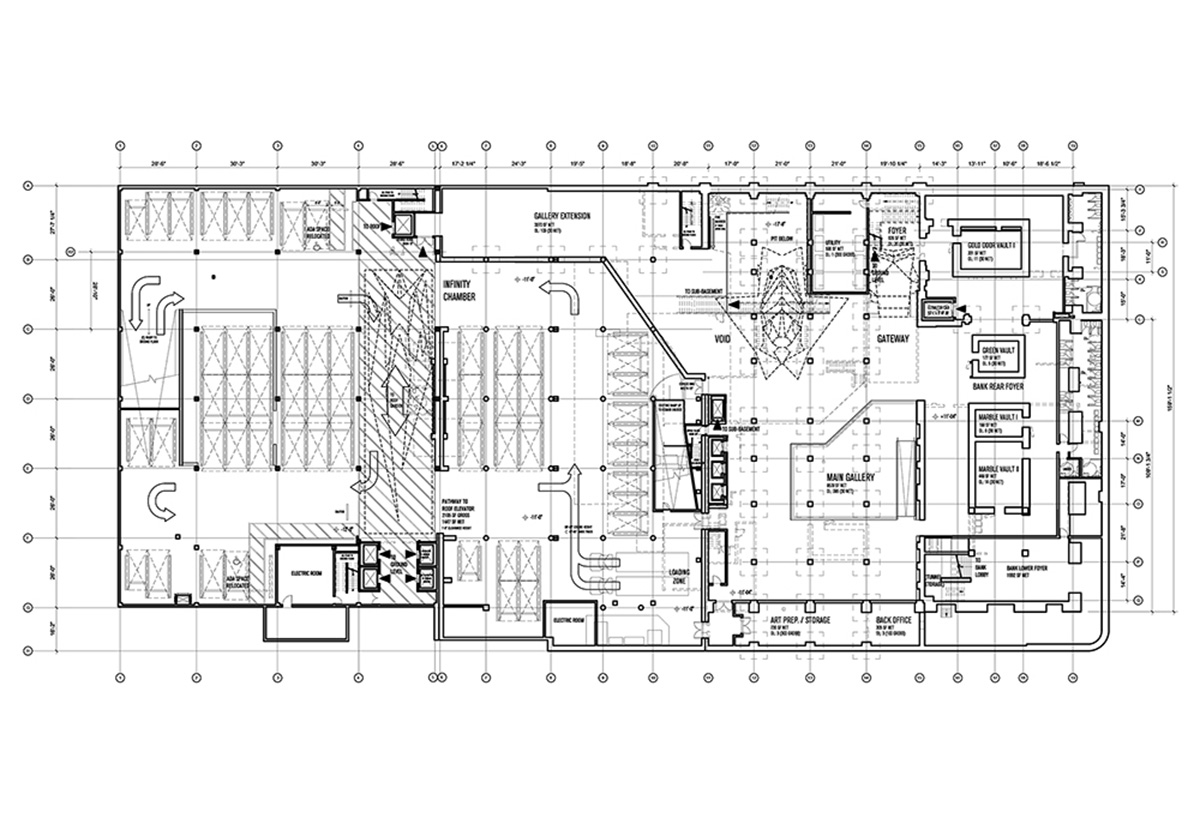 Old Bank District Museum designed by Tom Wiscombe Architecture