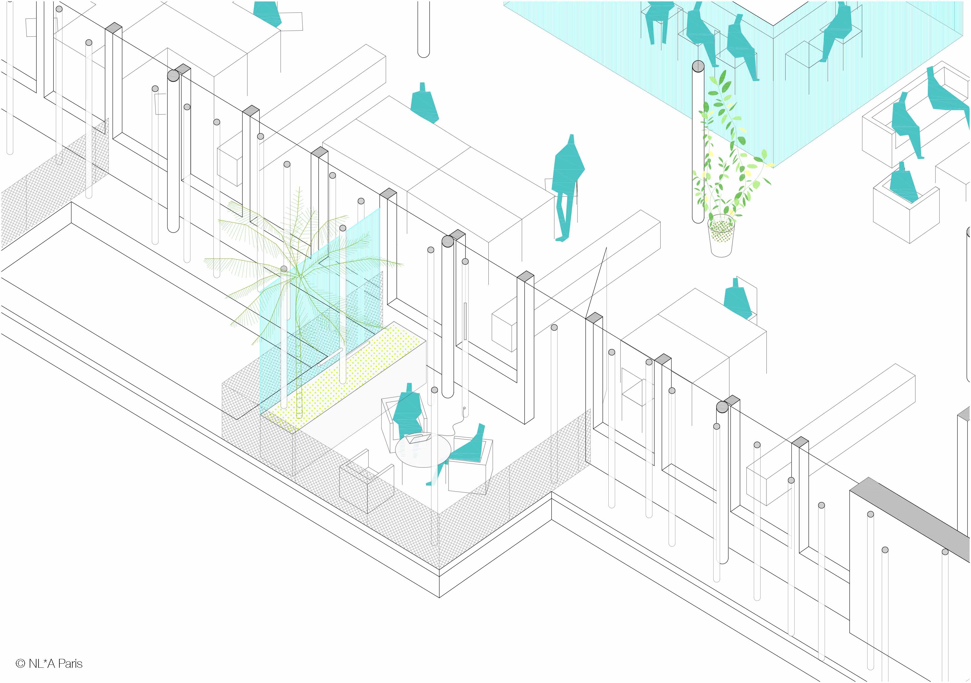 NL*A Paris has won the competition to build an office block in Nice