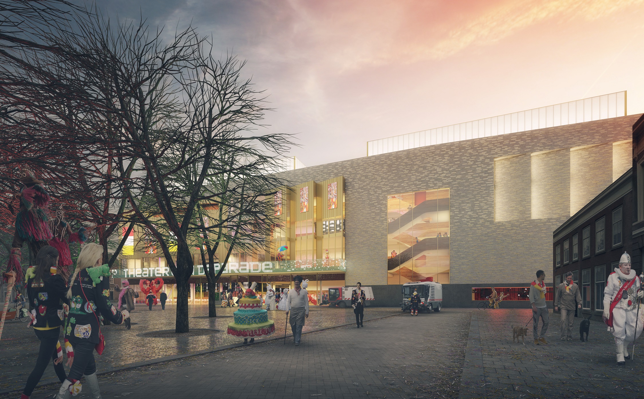 UNStudio&EHA are two finalists of ’’New Theater aan de Parade’’ in s-Hertogenbosch