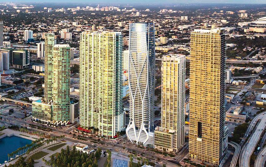 The ’Lady Gaga’ of architecture: Zaha Hadid decorates Miami’s skyline with iconic