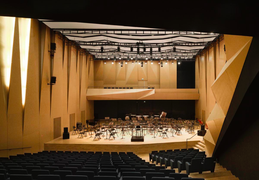 Kengo Kuma and Associates revealed new visuals of Aix en Provence Conservatory of Music in France