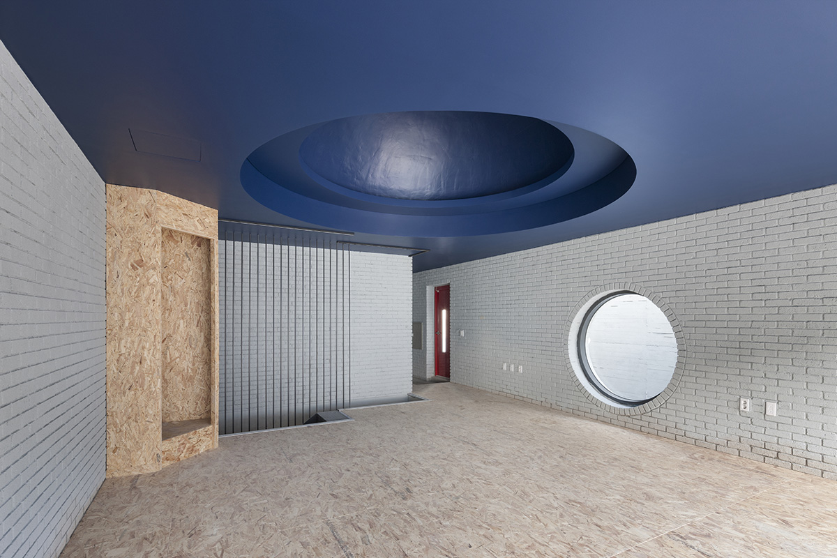 Moon Hoon Architects completed ’’Two Moon’’: a multi use building comprises two-segmented pieces