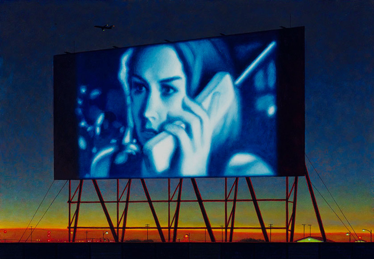 Andrew Valko creates artistic paintings of Hollywood stars as a realistic movie