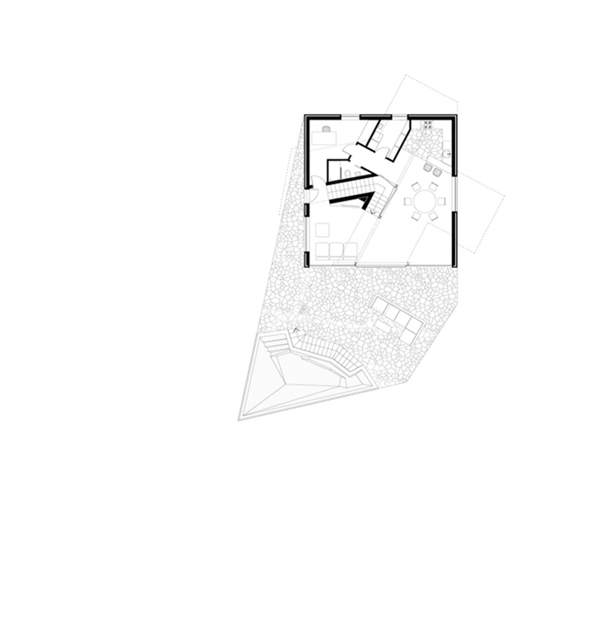 Gumno House settled with intricate landscape on Croatia Islands