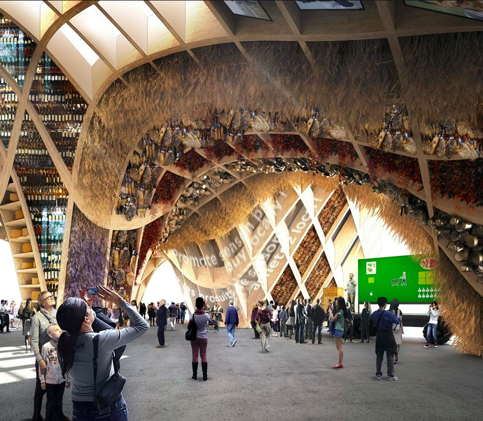 France Pavilion’s ’’giant wooden structure’’ at Expo Milano 2015