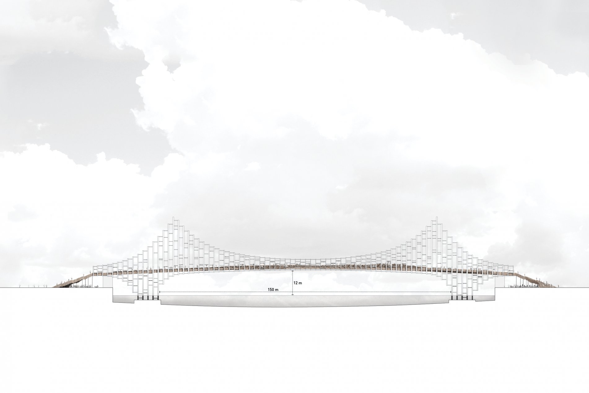 COBE unveils the proposal for London&rsquo;s new pedestrian bridge across the River Thames