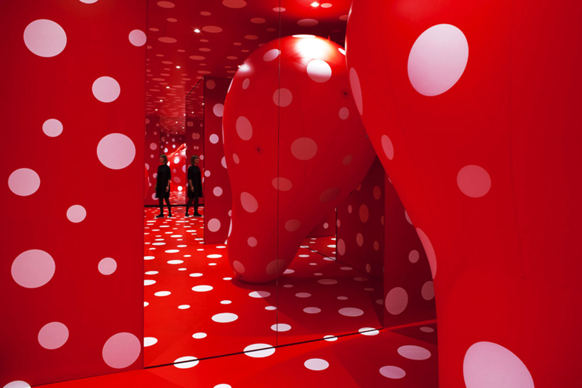 Japanese artist Yayoi Kusama introduces ’’infinity’’ at the louisiana museum of modern art