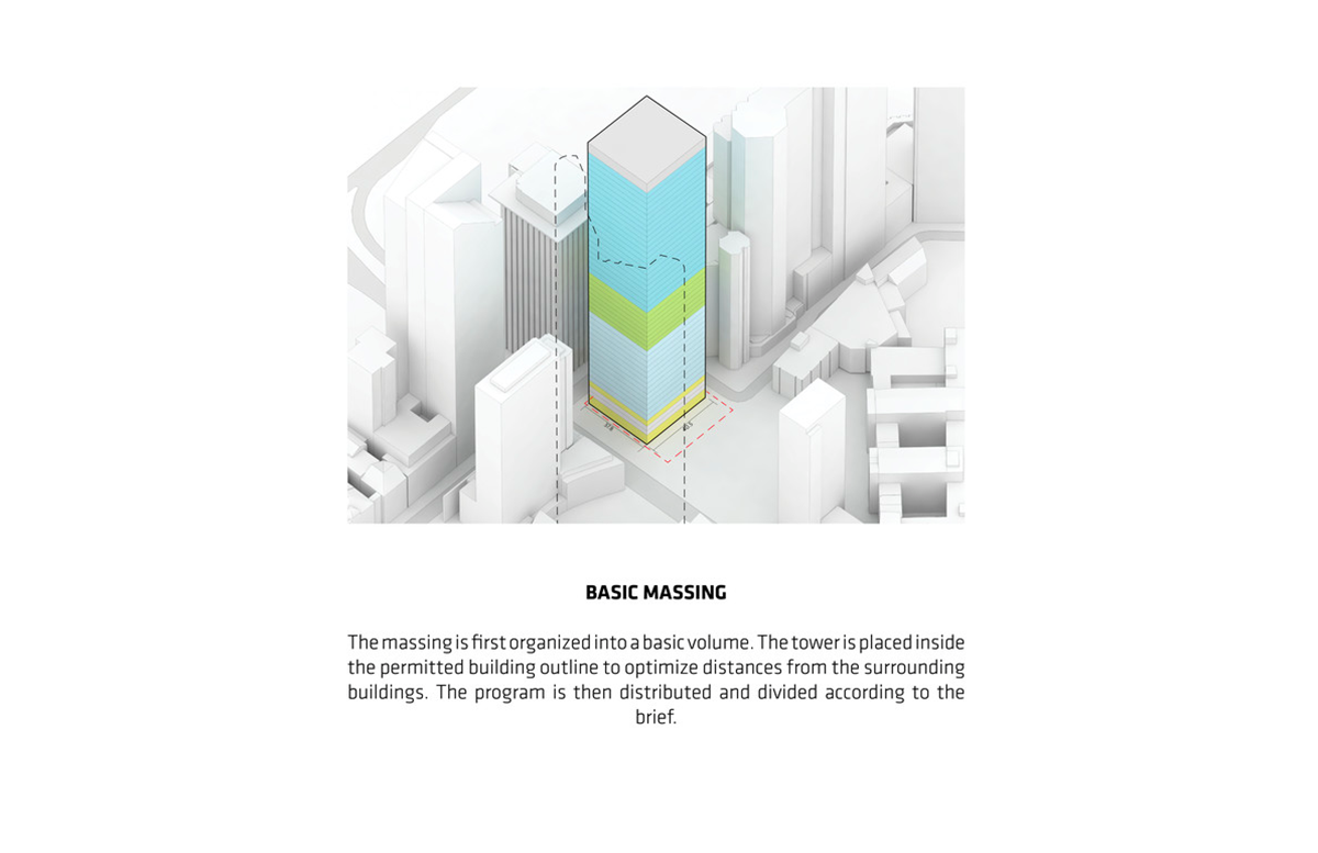 BIG proposes a new high-rise for Frankfurt city center