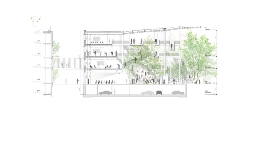 New Learning center for the polytechnique school in Paris-Saclay