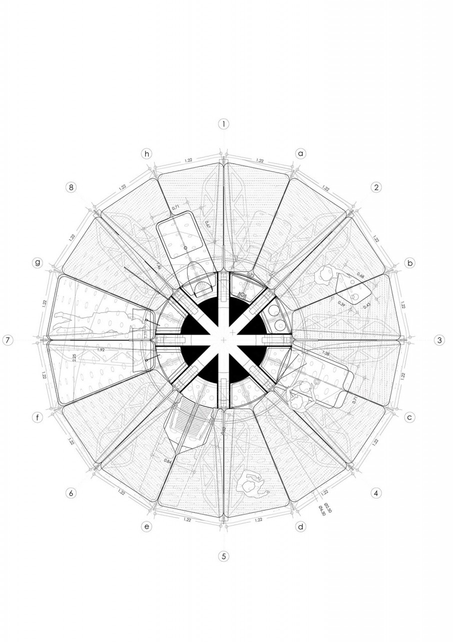 Eduardo Camarena&María Urigoitia designed ’’Surftopia’’:A temporary colonization units