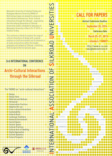 Conference:3rd International Archi-Cultural Interactions through the Silkroad