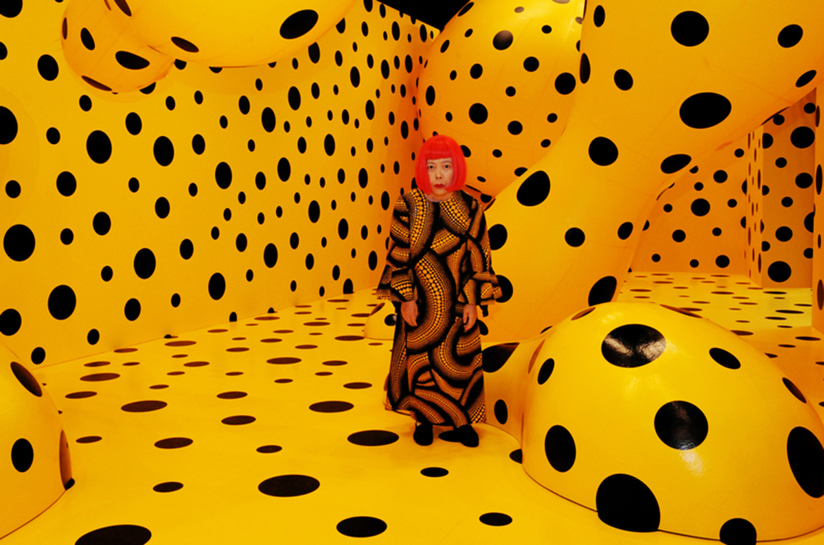 Japanese artist Yayoi Kusama introduces ’’infinity’’ at the louisiana museum of modern art