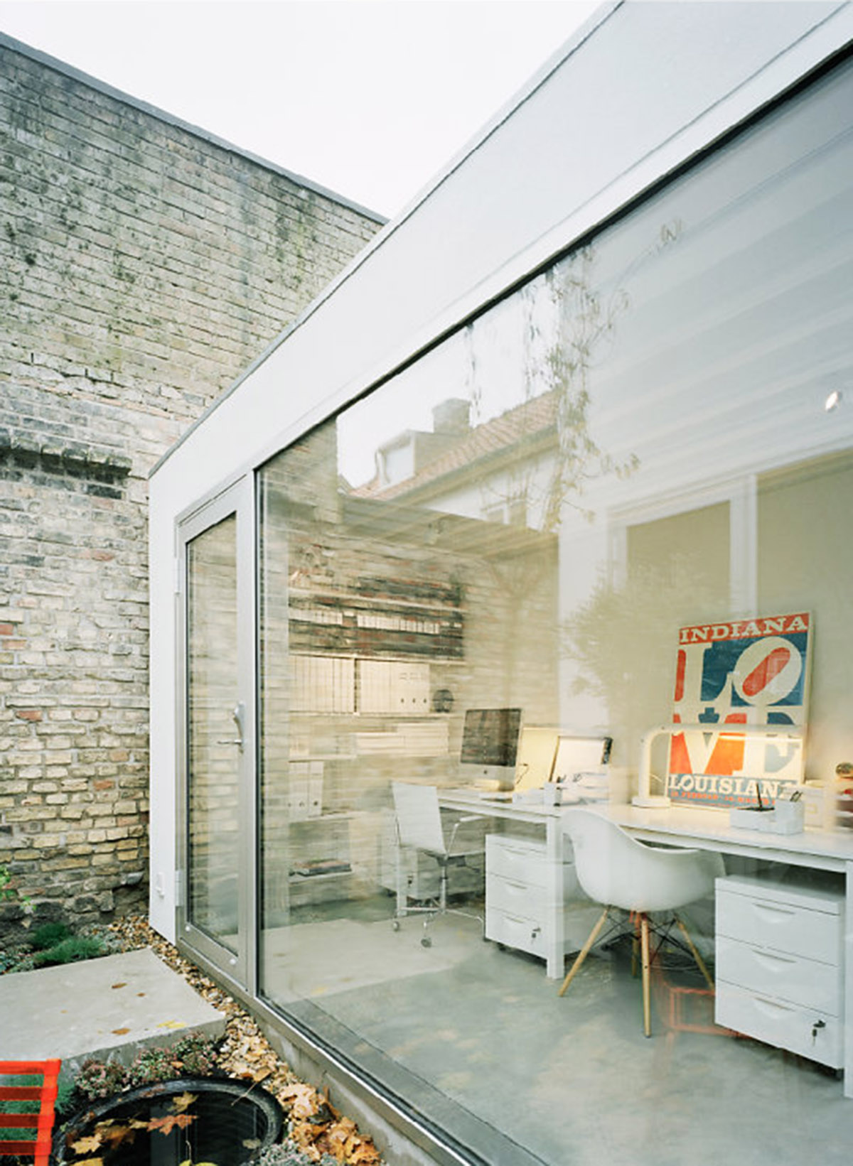 Townhouse is sandwiched between old buildings with a fresh look in Landskrona, Sweden