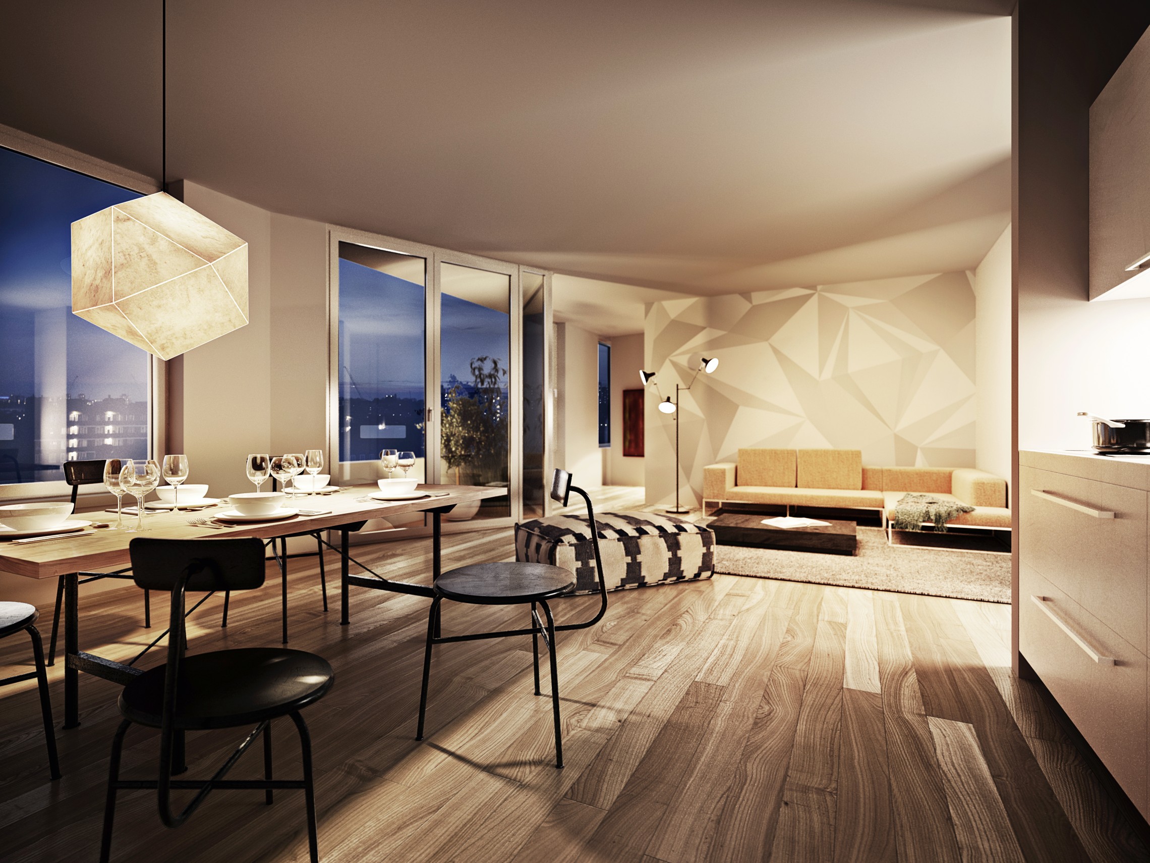 Daniel Libeskind’s Berlin Sapphire Apartment to be completed in 2015