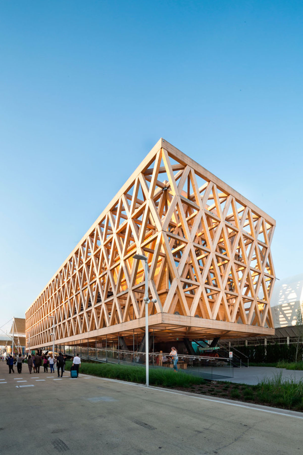 Undurraga Devés Arquitects designed a fully-structural framework for Chilean Pavilion - Expo Milano