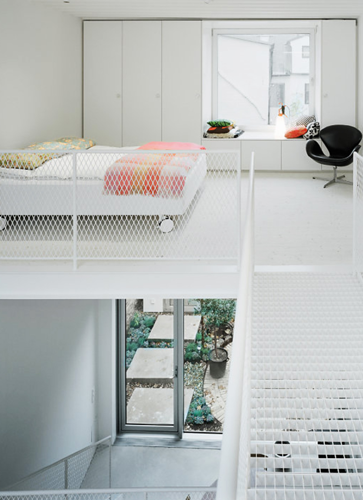 Townhouse is sandwiched between old buildings with a fresh look in Landskrona, Sweden