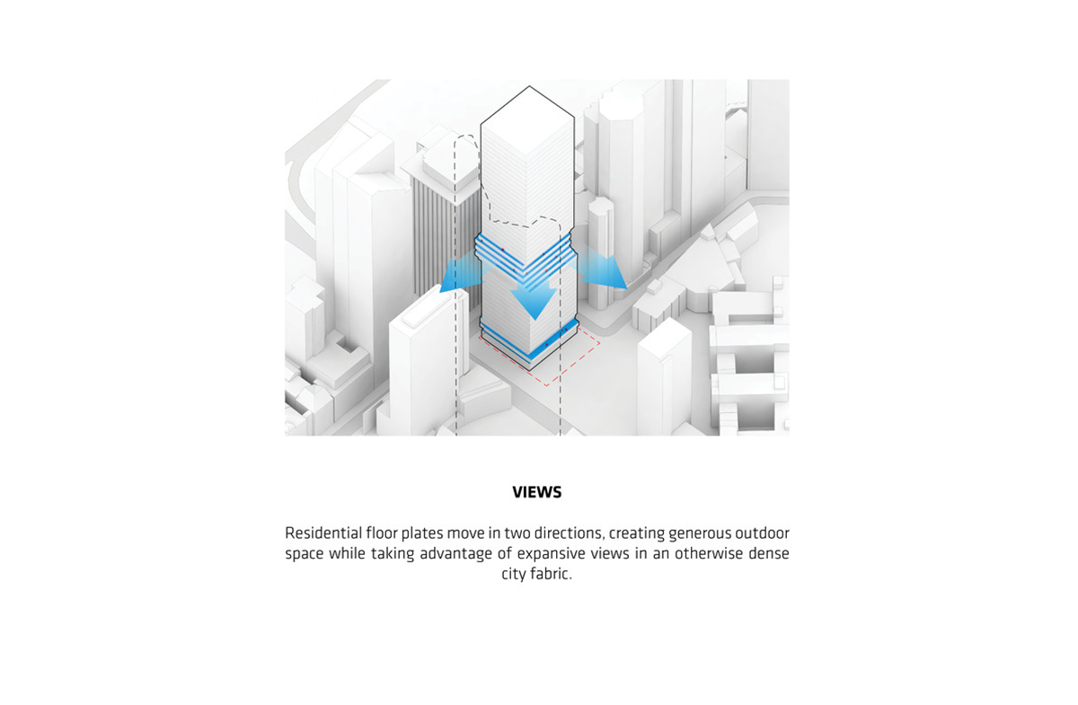 BIG proposes a new high-rise for Frankfurt city center