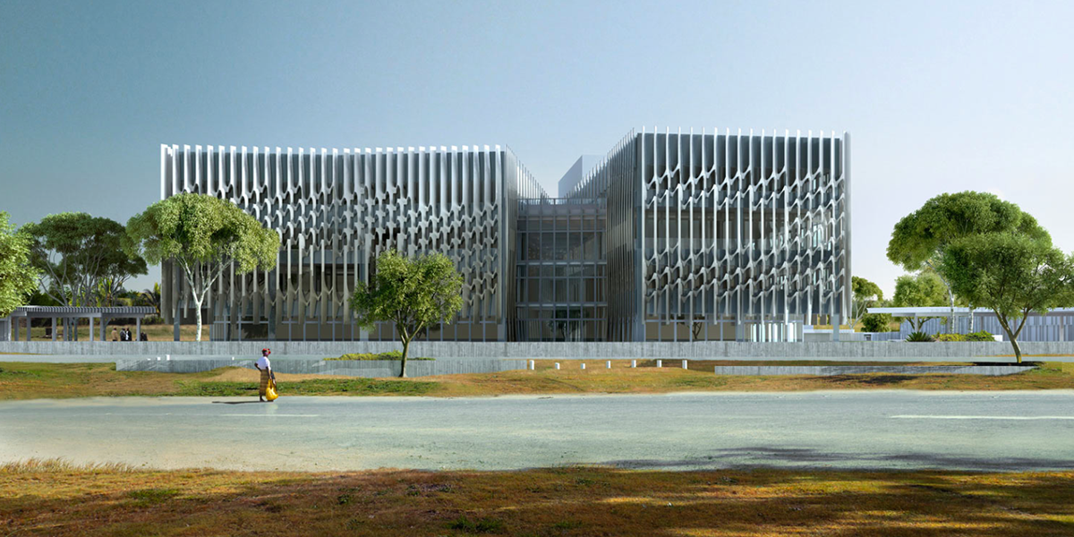 The new U.S. Embassy in Mozambique by Allied Works Architecture is expected to be completed in 2017