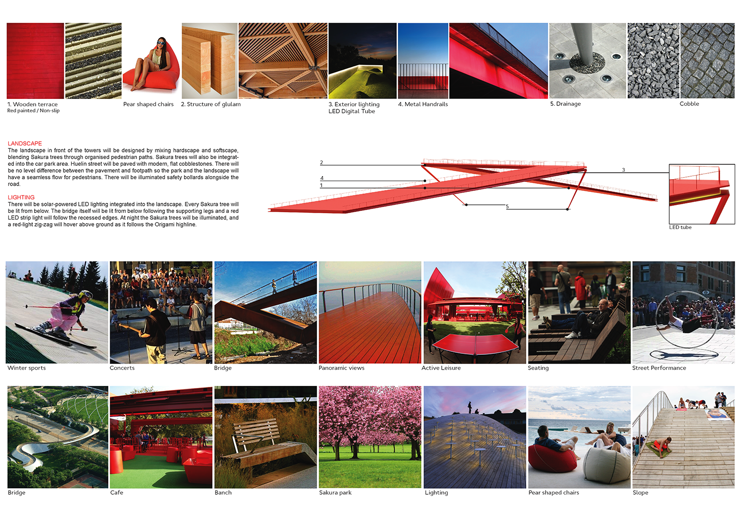 Contest For Architecture Concept Design Of A Public Plaza Of Tajamar Towers As A Tribute To Fernando