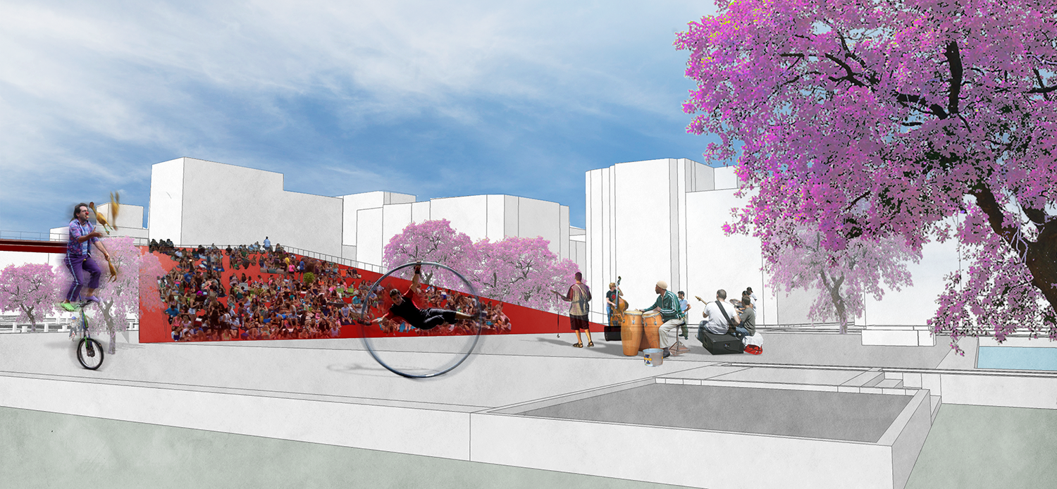 Contest For Architecture Concept Design Of A Public Plaza Of Tajamar Towers As A Tribute To Fernando